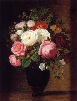 unknow artist Floral, beautiful classical still life of flowers.039 oil painting picture